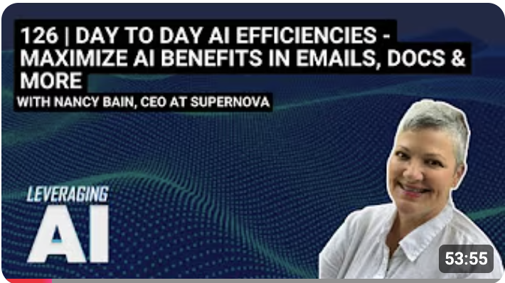 Leveraging AI | Day to Day Efficiencies with Gemini